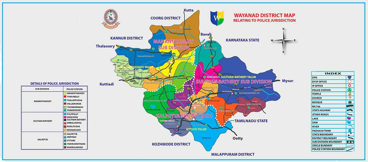 MAP: Wayanad Jurisdiction